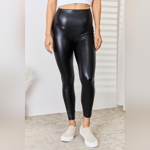 Zenana High Waist Wide Waistband Leggings SALE 20%:OFF+Discounted Shipping - Picture 1 of 3